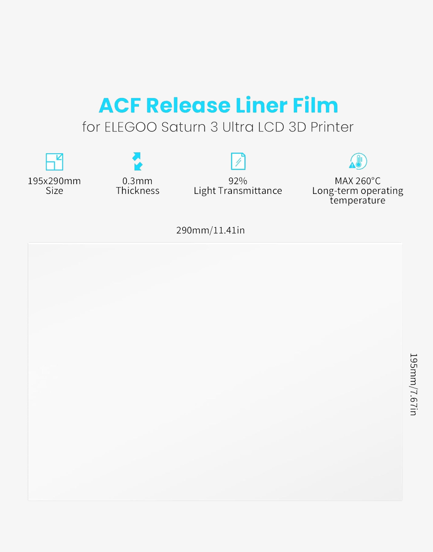 فیلم ACF پرینتر سه بعدی | برند ELEGOO - Image 4